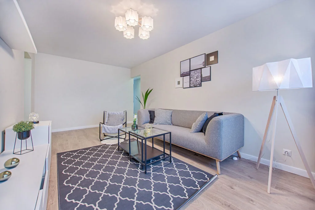 Clean living room