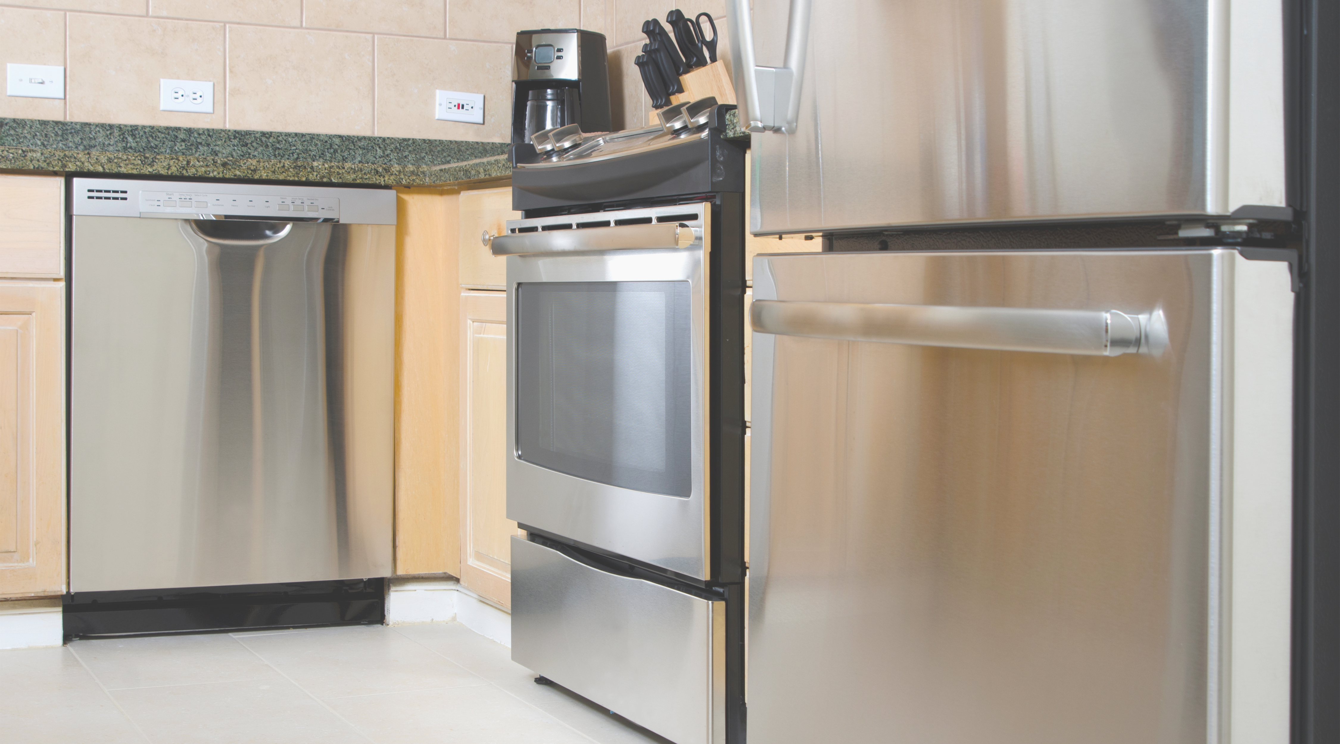 stainless steel appliances